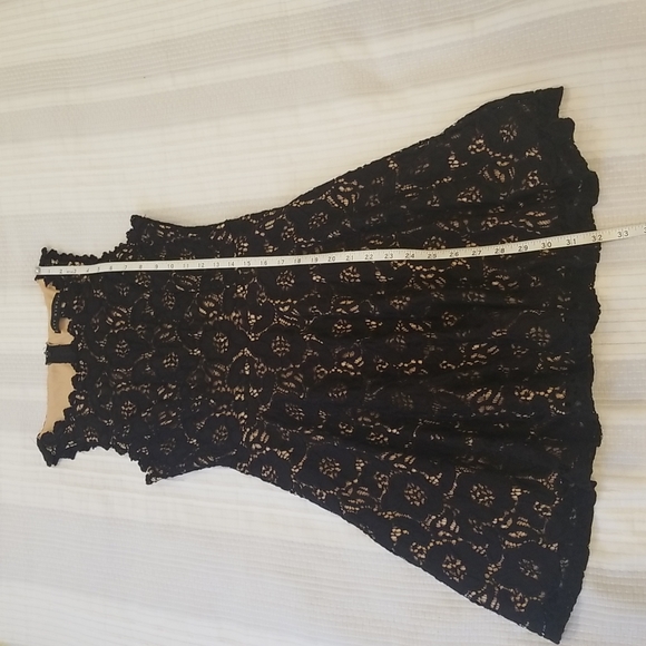 City Studio lace mini skater sleeveless dress fully lined, size 5- us 6 - Picture 7 of 10